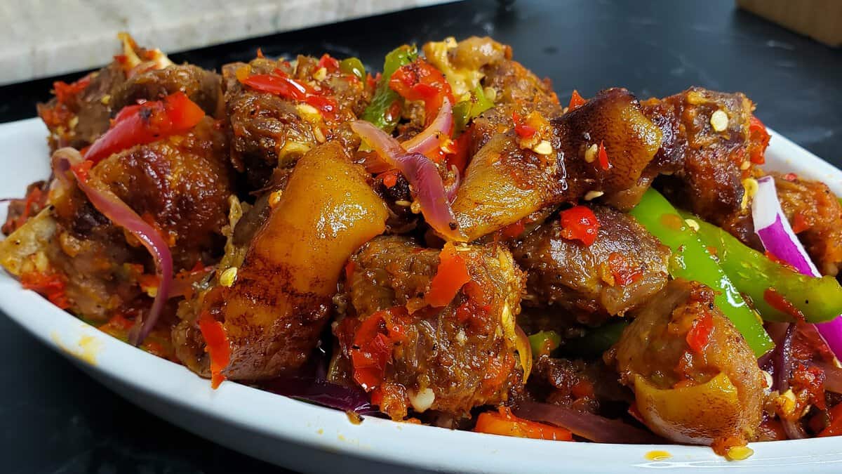 Peppered Goat/Lamb meat