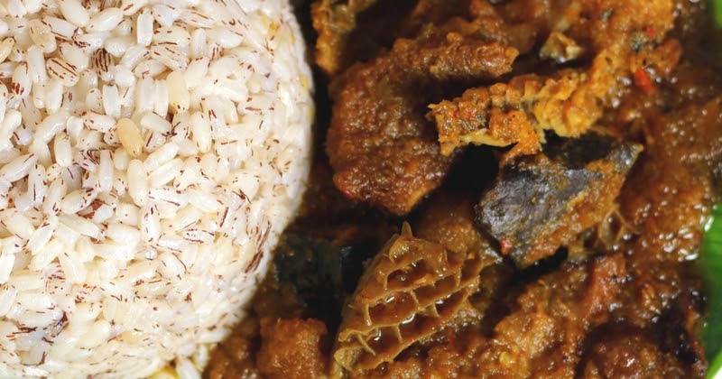 Ofada Rice with Ayamase Stew